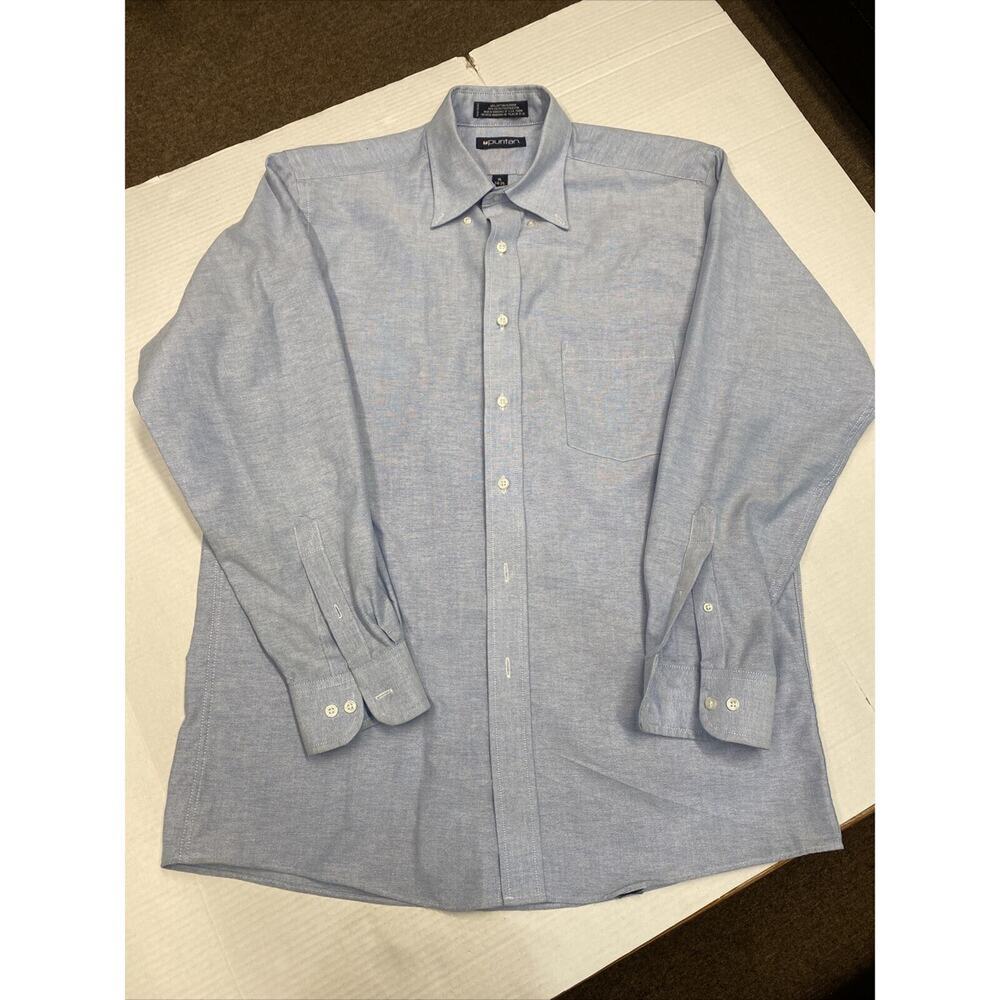 Puritan Men’s Button Down Size 16 34-35 Excellent Condition (b20)